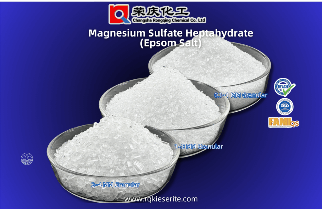 China Magnesium Sulfate Heptahydrate,Magnesium Sulfate Heptahydrate Manufacturer,Epsom salt producer|Rongqing Chemical 